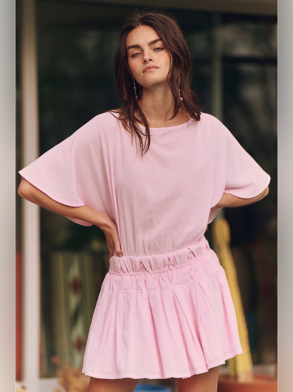 Free People, 100% Cotton, Sutton mini dress, small